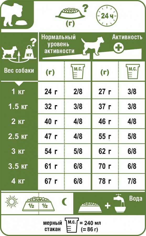 Как рассчитать рацион кормления собаки – калькулятор питания в таблице, расчёт нормы скармливания для собак