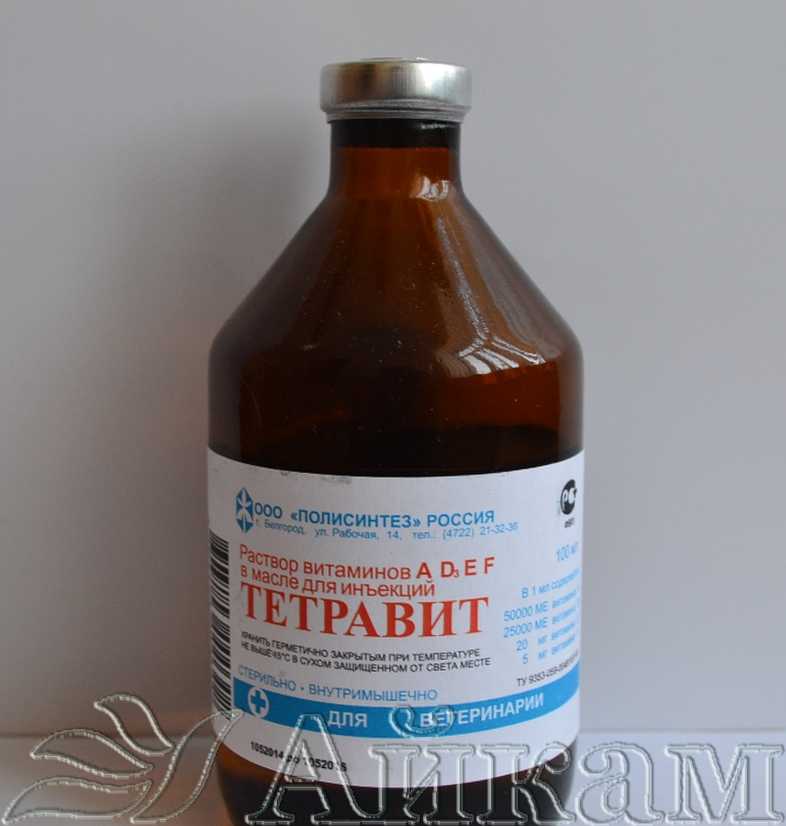 Тетравит (витамины) для животных | отзывы о применении препаратов для животных от ветеринаров и заводчиков